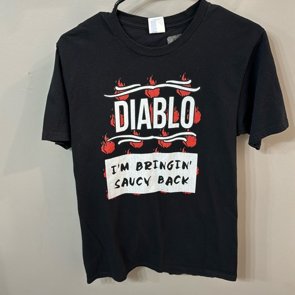 Adult Taco Bell Diablo graphic tshirt -Halloween - Picture 1 of 3